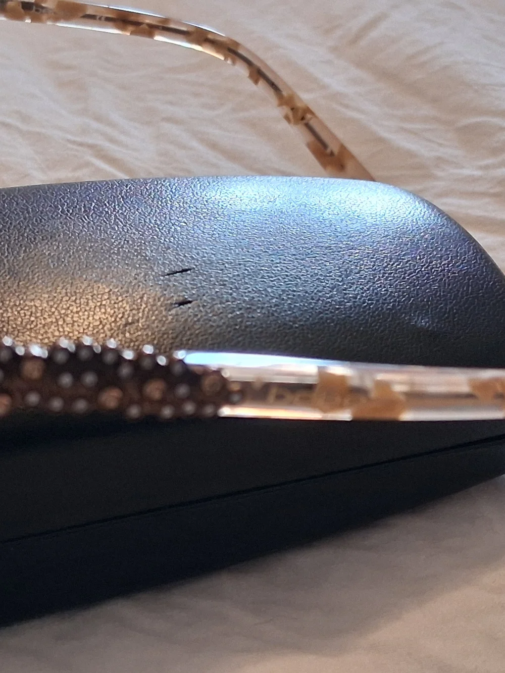 Bebe Semi-Rimless Bejewled EyeGlasses